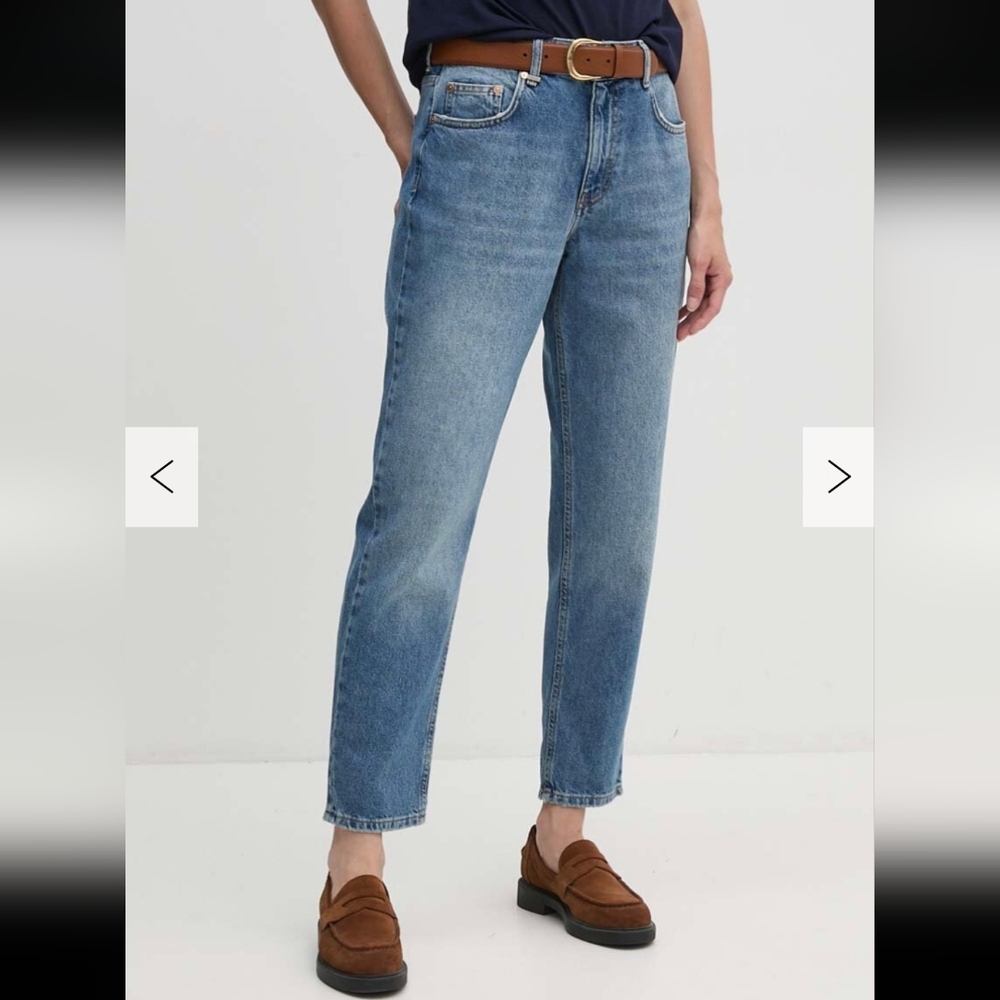 United Colors Of Benetton Women's Straight Leg Blue Jeans
